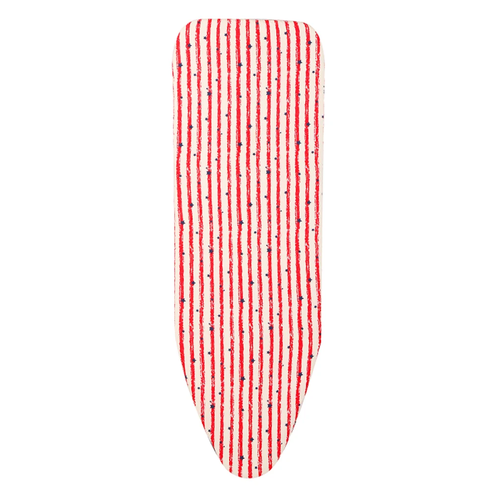 

Standard Size Ironing Board Cover Thick Cotton Lightweight Practical Non-Slip Durable Printed Replacement Home Elastic Pad