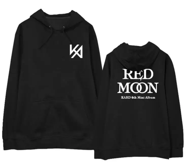 Новое поступление kpop kard k. a. r. d rew moon album толстовки с принтом унисекс флис/тонкий