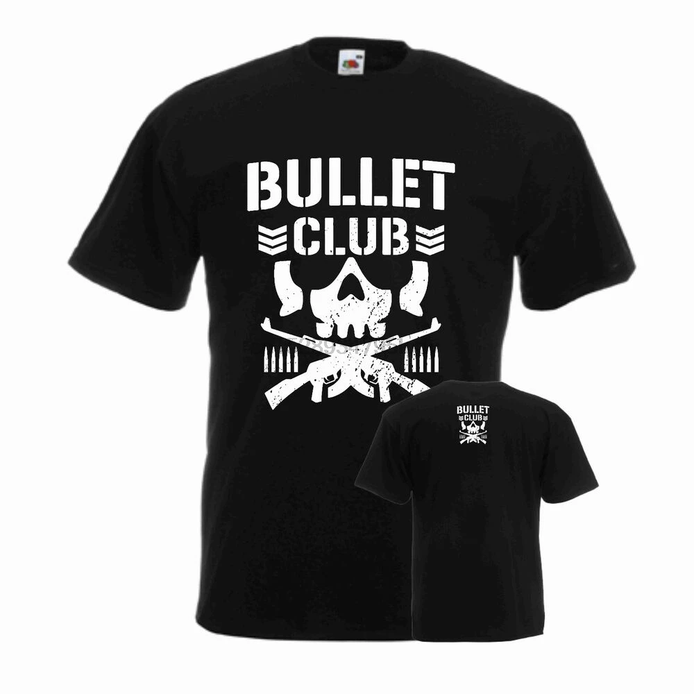 

New Japan Pro-Wrestling Bullet Club Bone Soldier WWE Black T-shirt Mens Kids