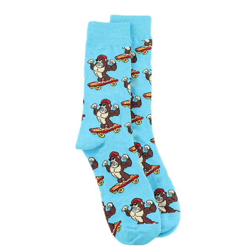 Tier-Mops-Elefanten-Lionu-Lustige-Socken-M-nner-Chili-Hamburg-Pizza-Crew-Socken-Harajuk-Neuheit-Geschenk(13)