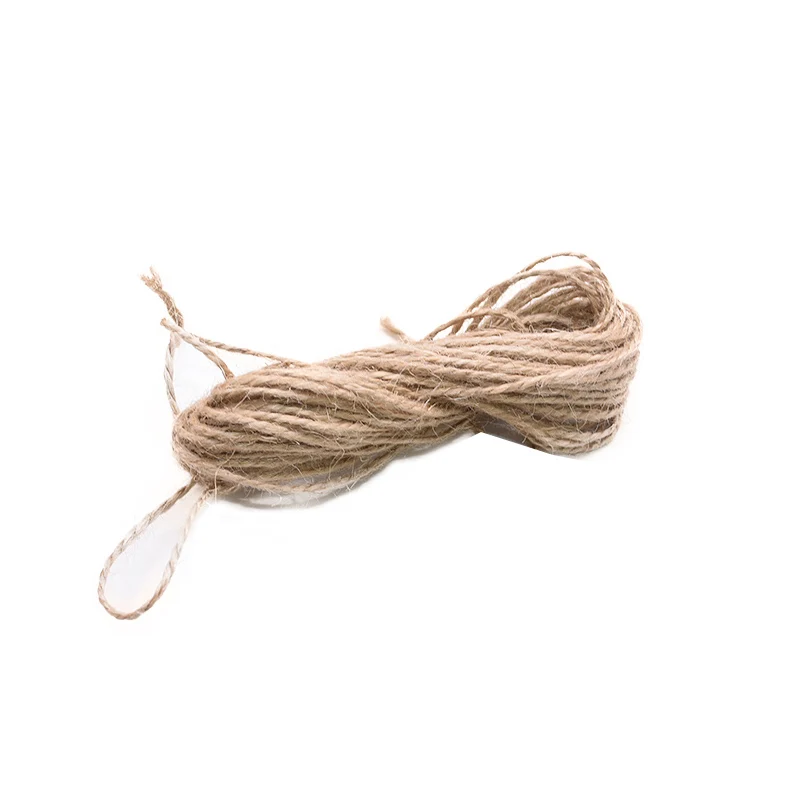10M ROPE 100 шт крафт-бумага бирка круглые ласточкин хвост формы спасибо письмо Висячие этикетки Свадебная вечеринка Декор DIY подарочные коробки для конфет мешок украшения - Цвет: 10M ROPE