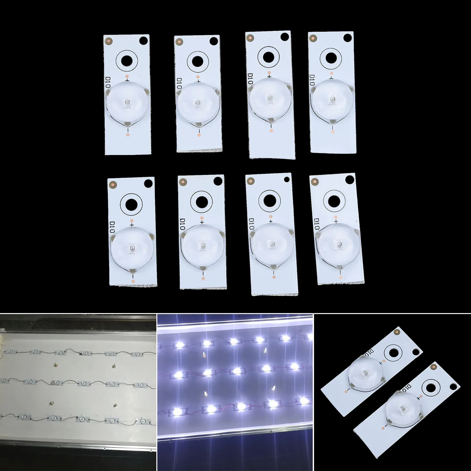 Нам 3V-SMD-Lamp-Beads-with-Optical-Lens-Fliter-for-32-65-inch-LED-TV-Repair-50Pcs