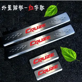

Stainless Steel Scuff Plate/Door Sill Door Sill scuff plate door sill for Chevrolet Cruze classic 2009-2016 Car Styling fast shi