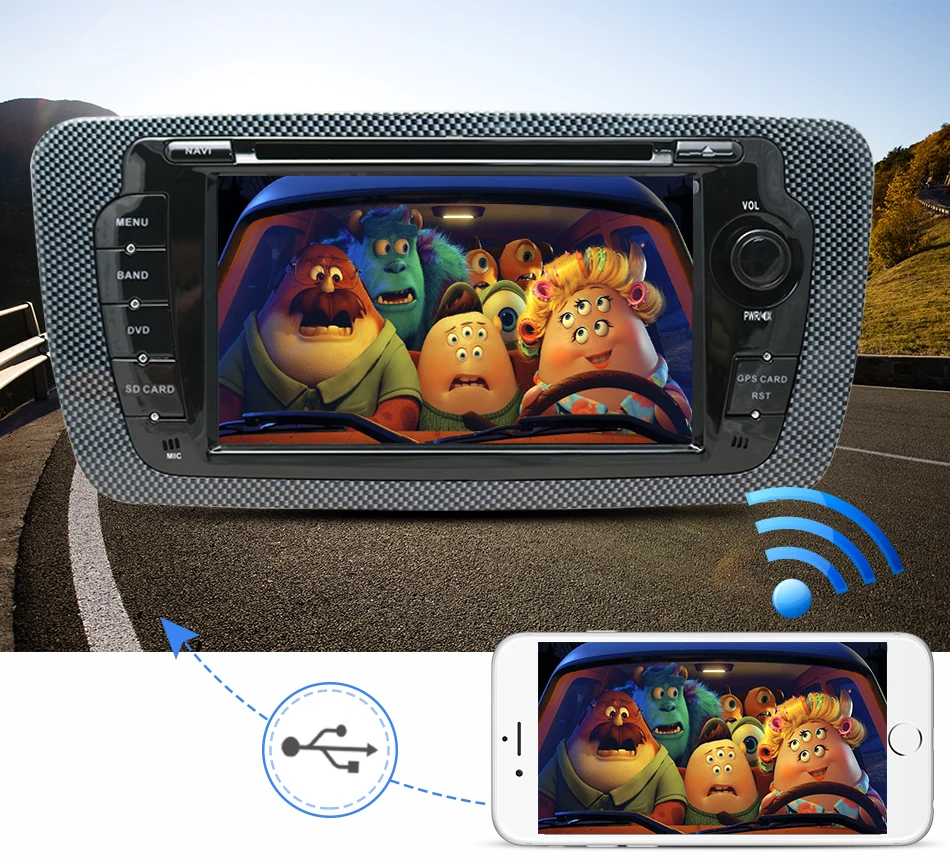 6.2 Pulgadas Reproductor de DVD Multimedia GPS Navegación para Seat Ibiza 6J  MK4 SportCoupe Ecomotive Cupra Android 10.0 Doble DIN Auto Radio Estéreo  CarPlay (Quad Core 2GB RAM 16GB ROM) : 