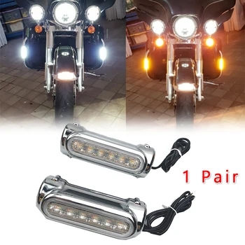 

1pc For Harley Touring Bike Driving Turn Signal Light Crash Bars Motorcycle Highway Turn Signal Light Kit