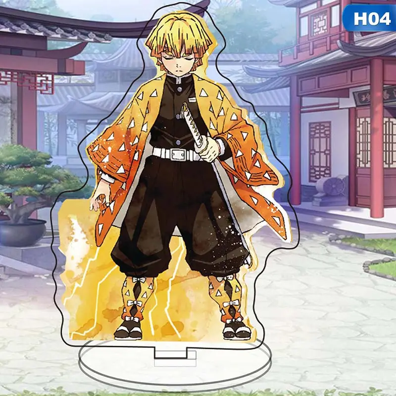 4 Аниме Demon Slayer: Kimetsu No Yaiba Kamado Tanjirou Hashibira Inosuke Косплей фигурка на акриловой подставке модель лицензирование рождественские подарки - Цвет: 4