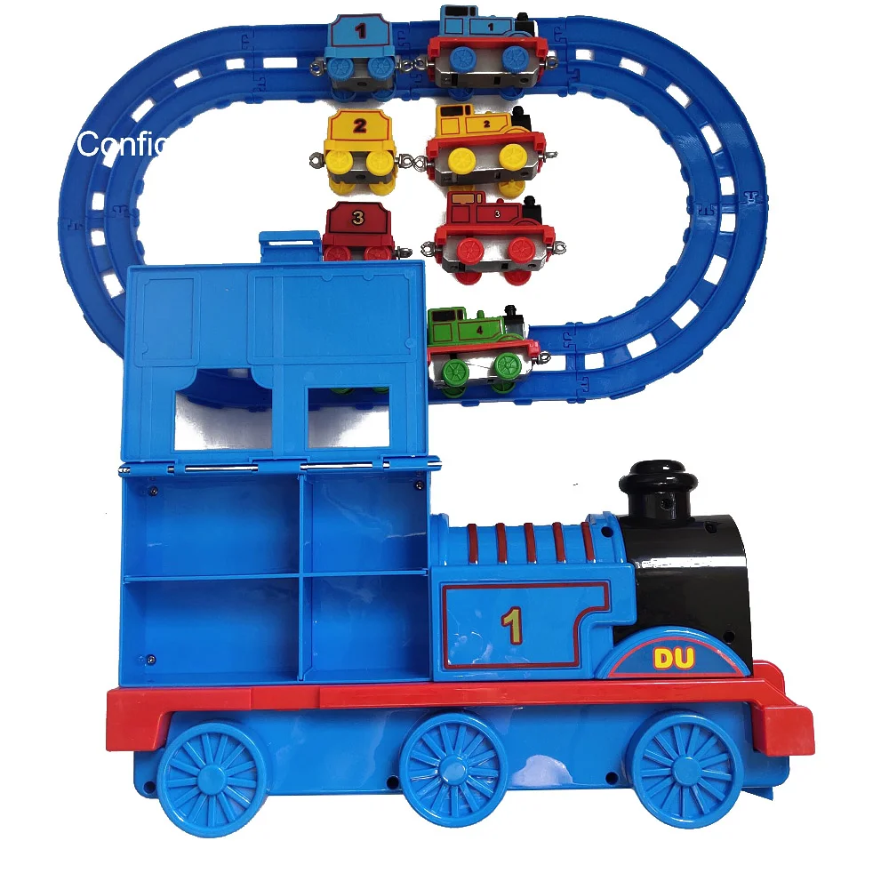 Toy large portable storage car inertia Th omas magnetic small train track children toys LINTINGHAN wholesale