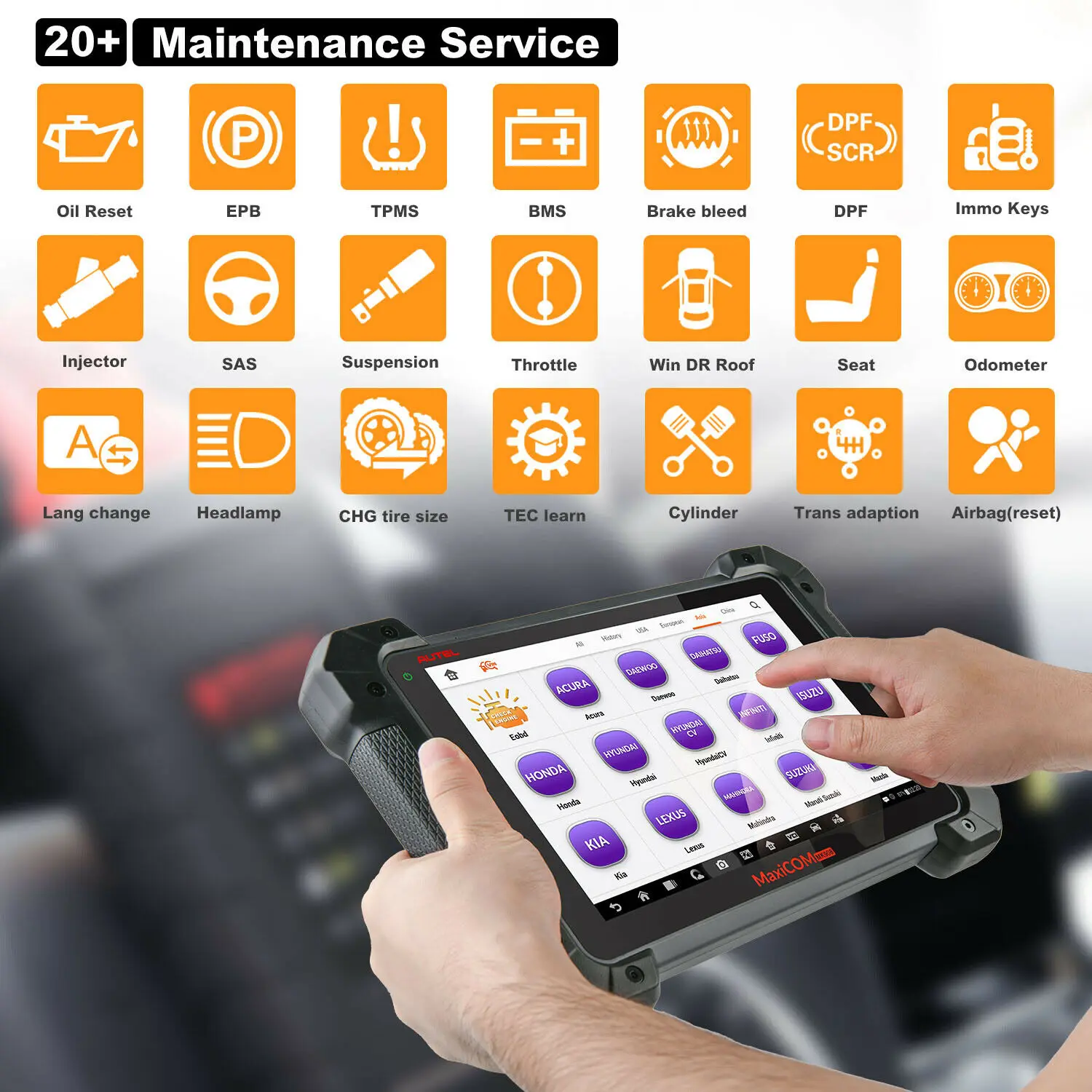 Autel MK908 MS906BT OBD2 автоматический диагностический инструмент сканеры ЭБУ