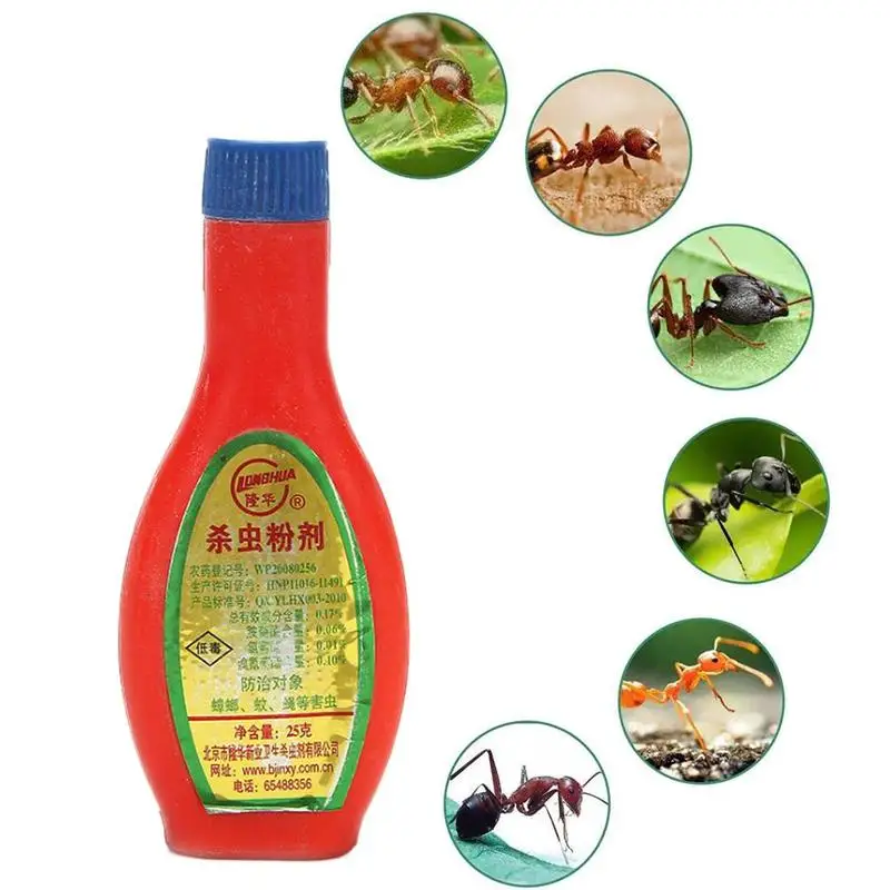 

1 Bottle Insecticide Powder Anti-flea Lice Medicine Powder Cockroach Medicine Bug Medicine Household