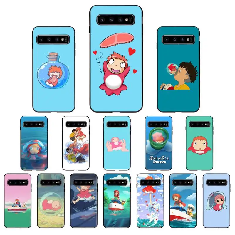 FHNBLJ мультфильм понё на скале Новинка чехол для телефона Samsung Galaxy S6 S6edge Plus S7 S7edge S8 S9