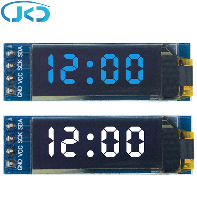 1 шт. 0 91 дюймов O светодиодный модуль &quotБелый/Синий 128X32 ЖК-дисплей Дисплей 91&quot IIC