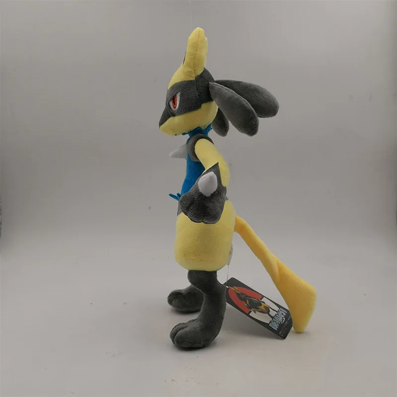 30 см Плюшевые стоячие Lucario Хэллоуин Рождественский подарок малыш мультфильм фильм игра Хорошее качество горячий милый реалистичные игрушки куклы