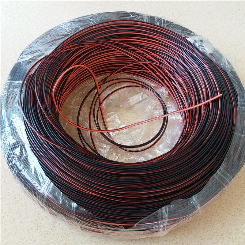 2 ядра провод 18/20/22/24/26AWG луженая медь красный/черный UL2468 кабель динамика