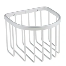 Алюминиевый настенный держатель для туалетной бумаги в рулоне, корзина для ванной и душа, органайзер, стеллаж