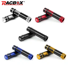 22 мм 7/" углеродного волокна Универсальный Бар Конец мотоцикла рукоятки ручки велосипеда для Aprilla BMW Honda Kawasaki KTM Ducati