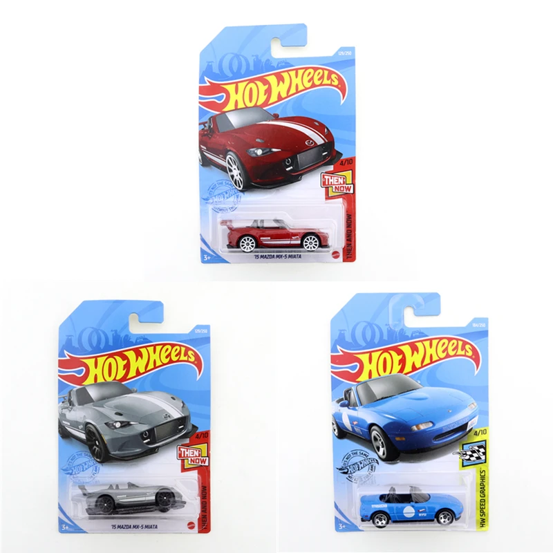 2021-129 оригинальные Литые колеса мини купе MAZDA MX-5 MIATA 1/64 металлическая литая модель