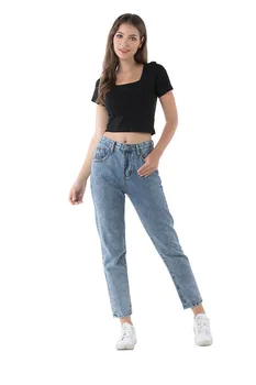 

2019 Harem Pants Vintage High Waist Jeans Woman Boyfriends Women's Jeans Full Length Mom Jeans Cowboy Denim Pants Vaqueros Mujer