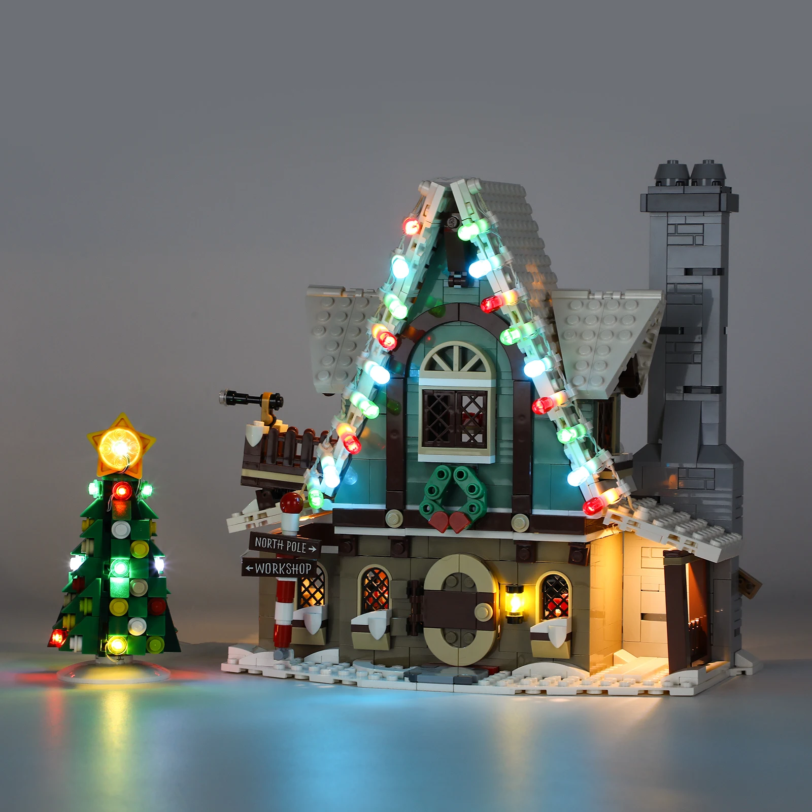 Светодиодный светильник марки MTELE для 10275 Elf Club House версия с дистанционным
