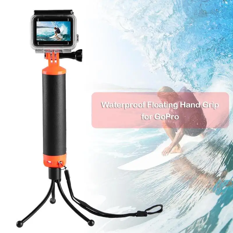 Водонепроницаемый плавающая ручка рукоятка-поплавок для экшн-камеры GoPro Xiaomi YI SJCAM Камера водные виды спорта Действие Камера s обработчик аксессуары