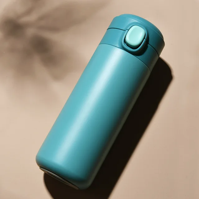 Fashion 420ml Stainless Steel Insulated Cup Coffee Tea Thermos Mug Thermal Water Bottle Thermocup Travel Drink Bottle Tumbler Green