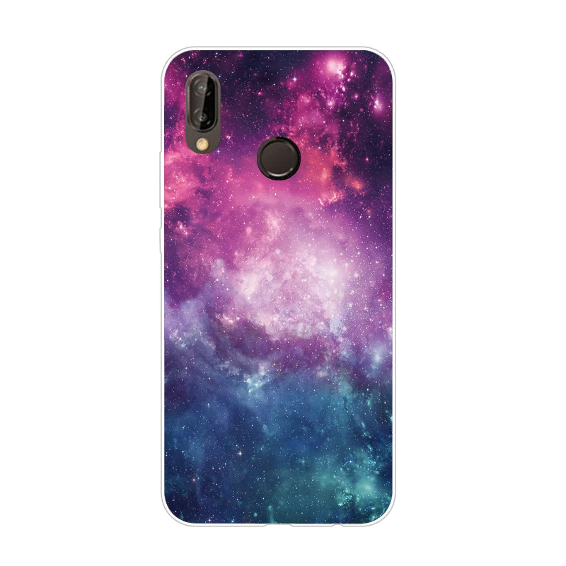 Case For Huawei Y9 Cover Transparent Cartoon Soft TPU Silicon Phone Case For Huawei Y9 Back Cover Fundas