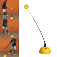 Indoor Tennis Trainer Equipment Rebound Practice Training Rebounder Line Net Swing Machine Tool Professional Swing Ball Bal G0z8