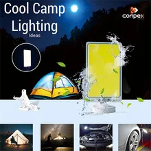 Портативный аварийный Светодиодный прожектор 12 В recargable СВЕТОДИОДНЫЙ кемпинговый тент свет COB фанера декоративный садовый рабочий свет Магнитная база