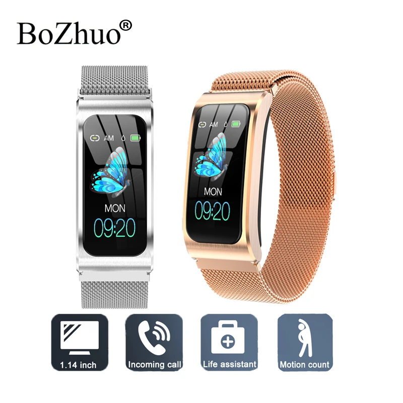 AK12 Bluetooth Смарт-браслет для мужчин/женщин Сфигмоманометр для мужчин Стройный цикл трекер активности IP68 водонепроницаемый спортивный смарт-браслет