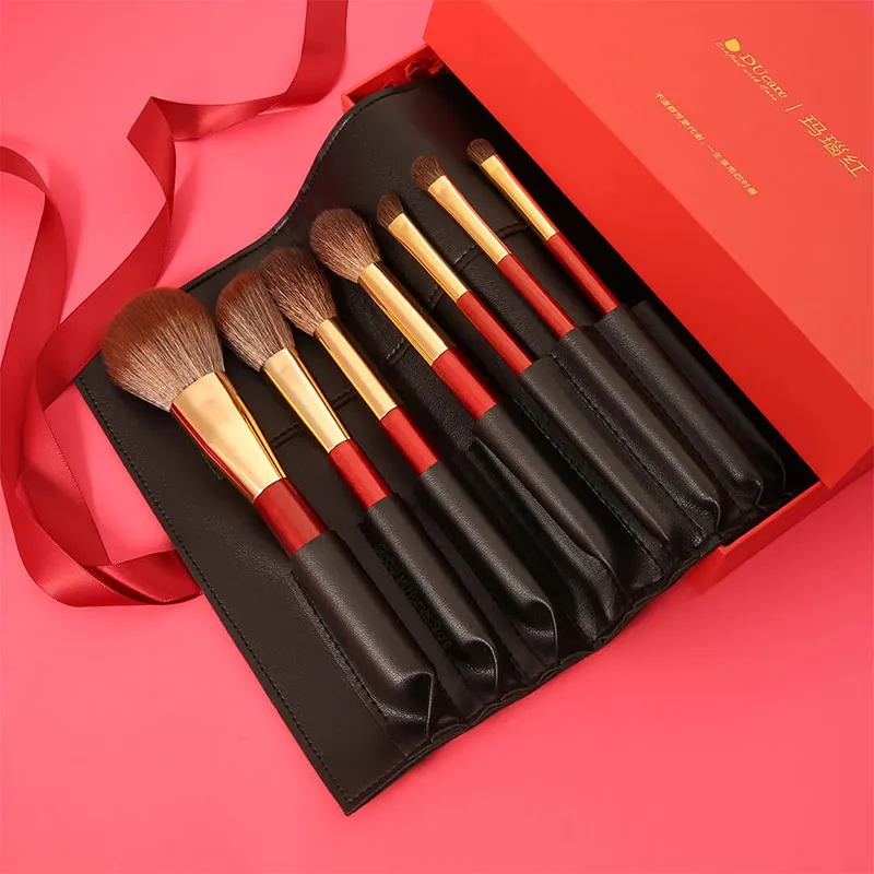 

Xiaomi Mijia DUcare agate red makeup set brush gift box beauty tools comfortable eyebrow pencil powder brush foundation brush