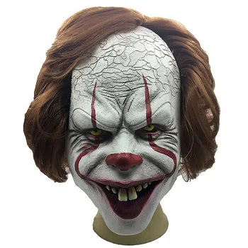 

Horror Clown Joker Mask Clown Mask Halloween Cosplay Costume Props maschera da clown horror maska klauna horroru H99F