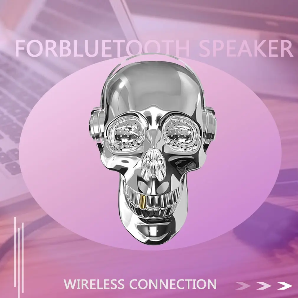 Electroplating Taro Speaker Wireless Outdoor Portable Gift With Light Lucky Skeleton Speaker