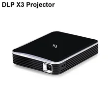 DLP X3 Mini Projector build Battery 2000 Lumens HDMI USB Portable Projector 1080P H.265 Home Cinema Projector 4K LED Projector