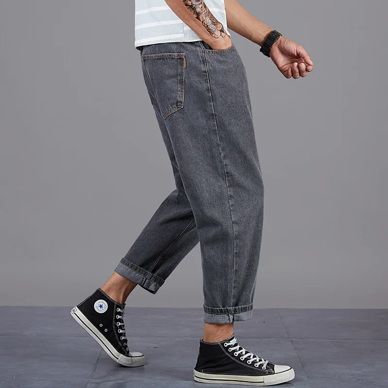 Large size 28 48 men's casual cropped 