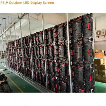 

Aliexpress led ekran 500x500mm P3.9 Outdoor Die Cast Aluminum Cabinet RGB LED Display screen Video Wall Led Screen