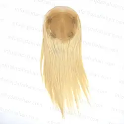 Hstonir блонд еврей волосы топперы для женщин 613 синтетическое закрытие парик женский парик Европейский remy волосы моно кружева спереди Топ шт
