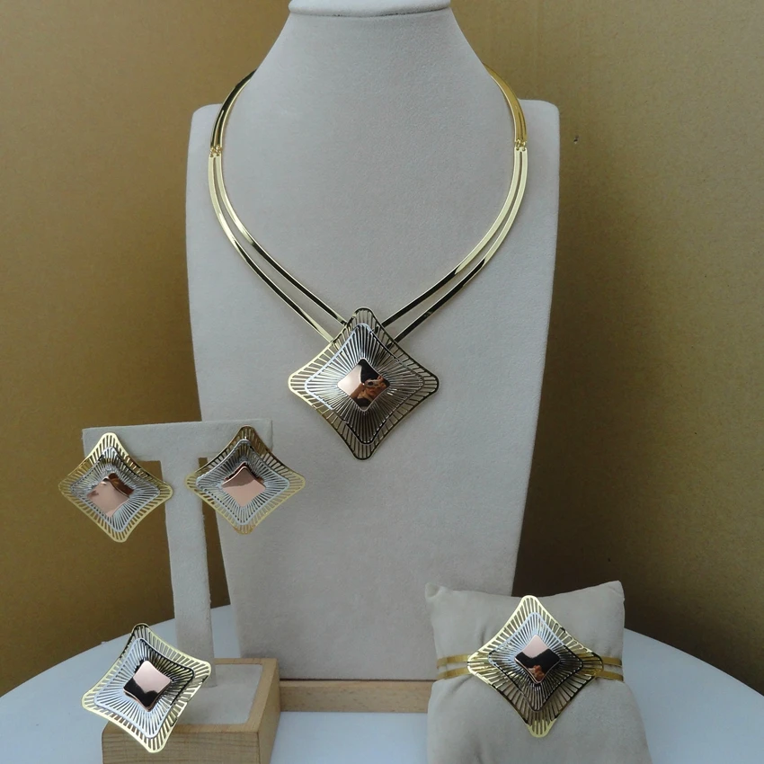 Yuminglai 2019 New Arrival Luxury Simple Design African Ladies Accessories Jewelry Sets FHK8521 | Украшения и аксессуары