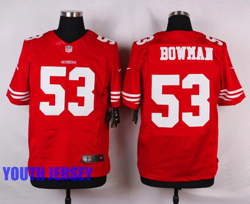 Многоцветный Stitiched, San Francisco s, Carlos Hyde, Hayne NaVorro Bowman Eric Reid Anquan Boldin, Монтана Патрик Willisfor youth, детский трикотаж - Цвет: Многоцветный