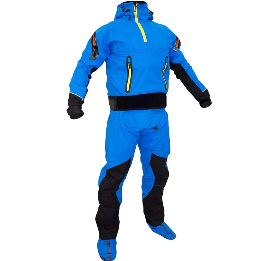 Drysuit for Men Dry Suits Latex Cuff and Splash Collar Flatwater Ocean