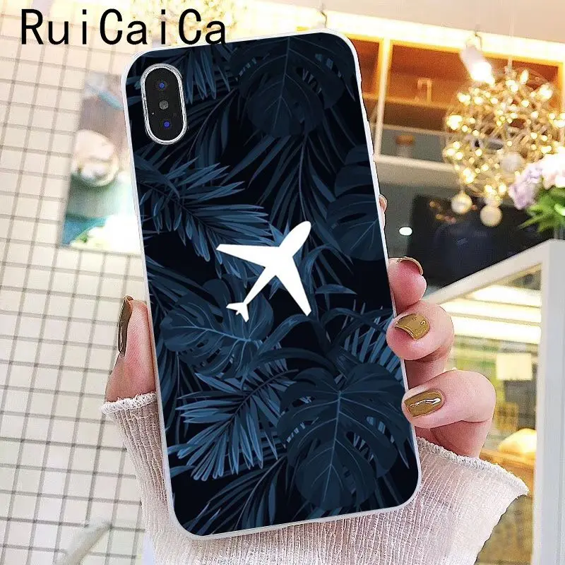 Чехол для телефона Ruicaica с мультяшным воздушным самолетом, цветной милый чехол для iphone 8 7 6 6S Plus X XS MAX 5 5S SE XR 10 Fundas Capa - Цвет: A11