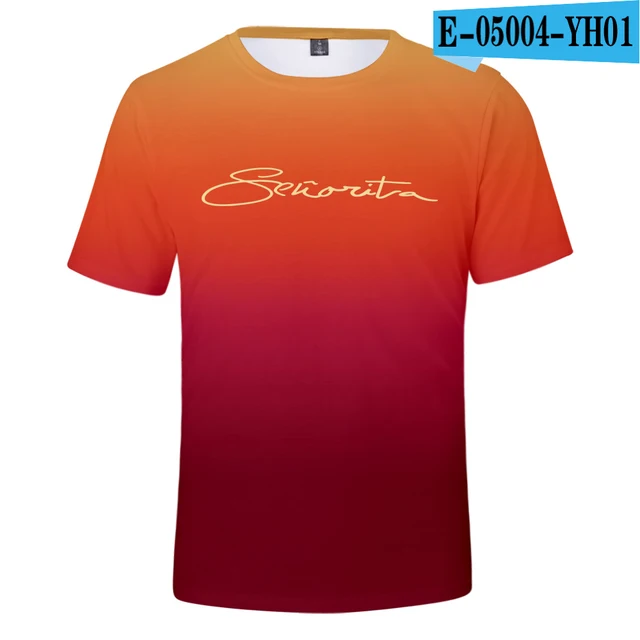19 Singer Shawn Mendes 19 New Album Senorita 3d Print T Shirt Men Women Summer Casual Short Sleeve T Shirt Clothes T Shirts Aliexpress