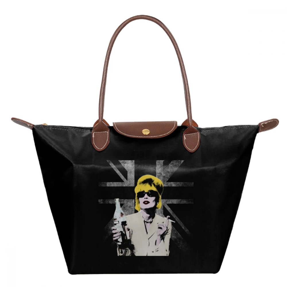 

Pop Art Handbag You Are Fabulous Top-handle Bags Print Nylon Women Tote Bag Teenage Wide Trendy Women's Schoolbag hobo Handbags