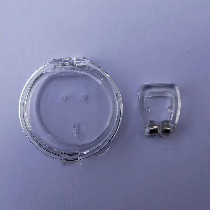 Anti Snore Apnea Nose Clip Easy Sleeping Aid Anti-Snoring Magnetic Breathe Aid Stop Snore Device Equipment Stop Snoring With Box