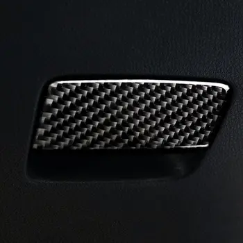 

Carbon Fiber Front Passenger Seat Storage Box Handle Cover Replacement For Mercedes GLA/CLA/A Class