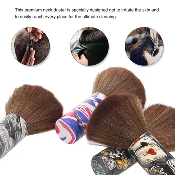 

Soft Hair Sweep Brush Nylon Barber Neck Duster Face Neck Cleaning Brush