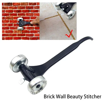 

Worker Accessories Joint Raker Durable Skate Wheel Stitcher Brick Ceramic Tile Wall Cast Aluminum Portable Crack Cleaning Tool