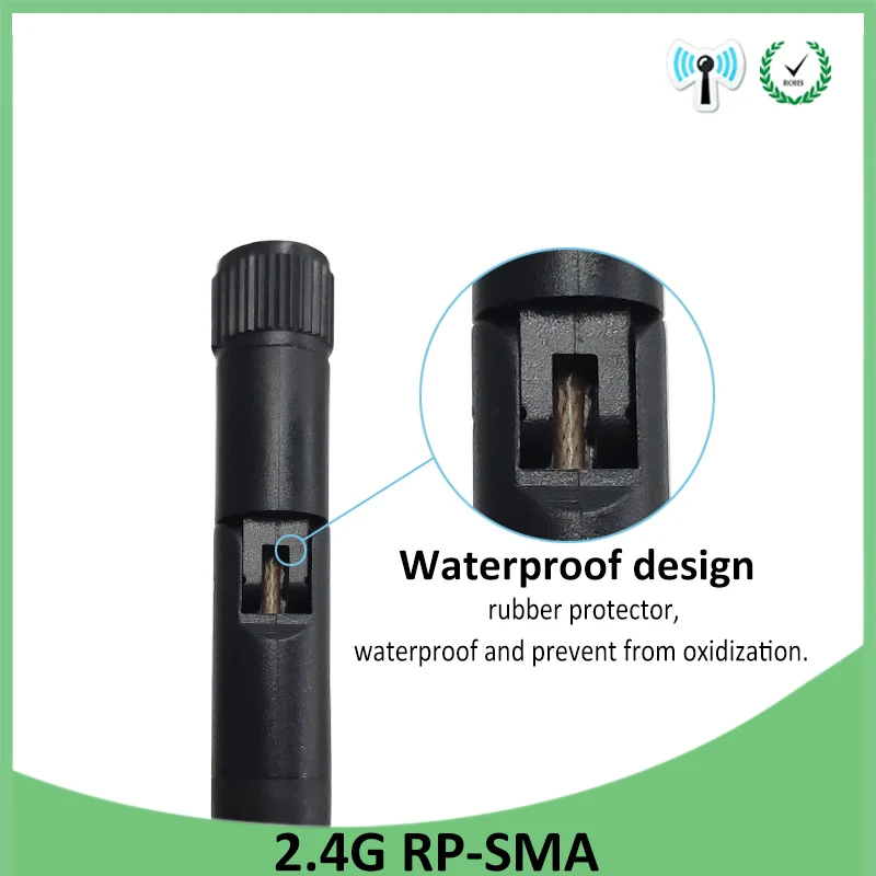 GWS 2.4G 폴드 안테나 게인 3dbi SMA 남성 피그테일 익스텐션 케이블, 와이파이 지그비 2.4GHZ 네트 카드용, 1 개