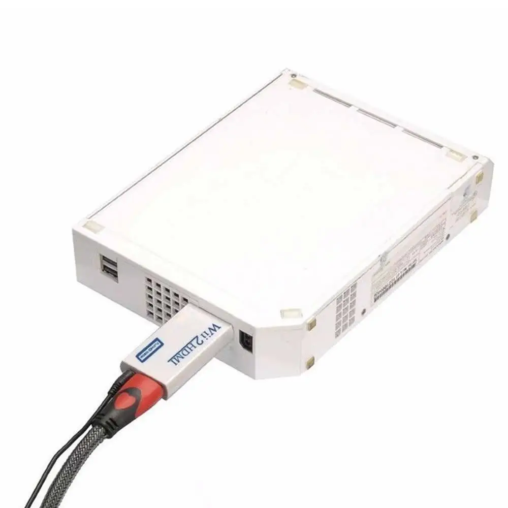 Wii a HDMI Adattatore Convertitore di Full HD 1080P Video Audio Uscita di 3.5mm Per HDTV Monitor