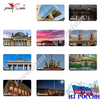 

Fridge magnet stiker Berlin Берлин, Германия туристический Магнит на холодильник размером 40x70 мм.