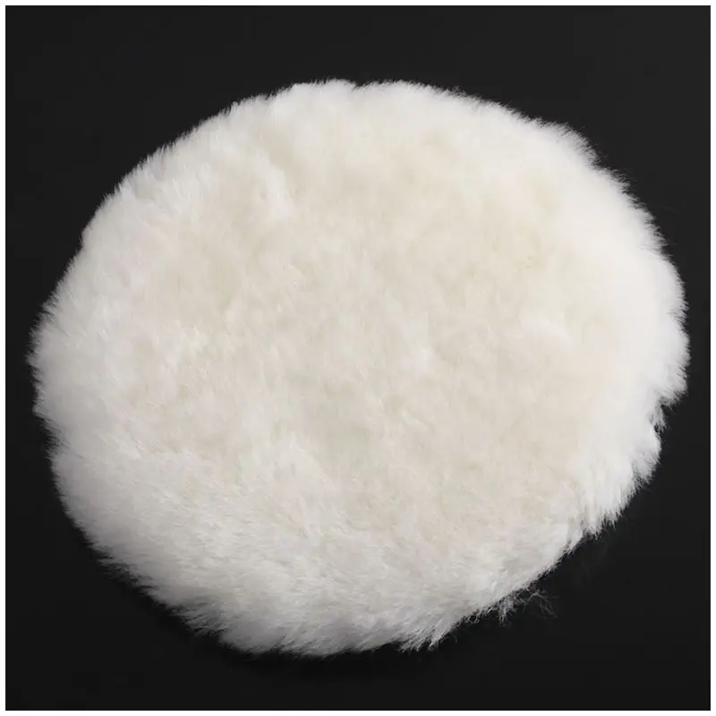 Promotion! Car Van Valeting Polisher Buffer Lamb Wool Polishing Pad 6 inch
