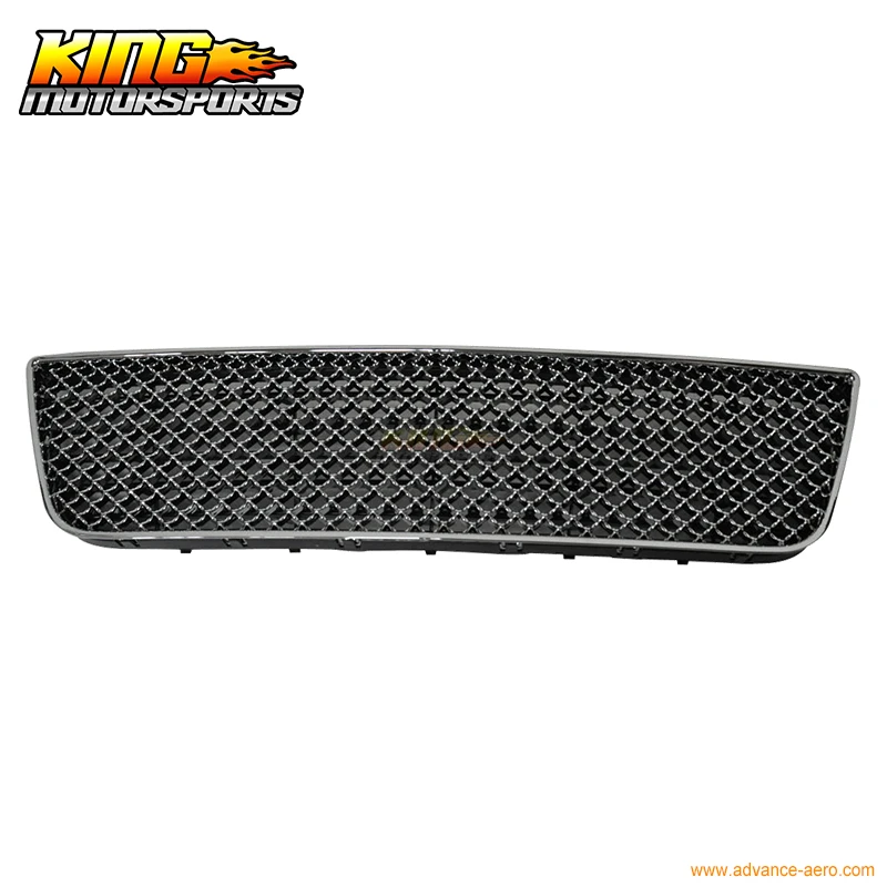 Подходит для 2006-2009 Chevy Impala хромированные соты с капюшоном сетка на решетку ABS LT LS SS